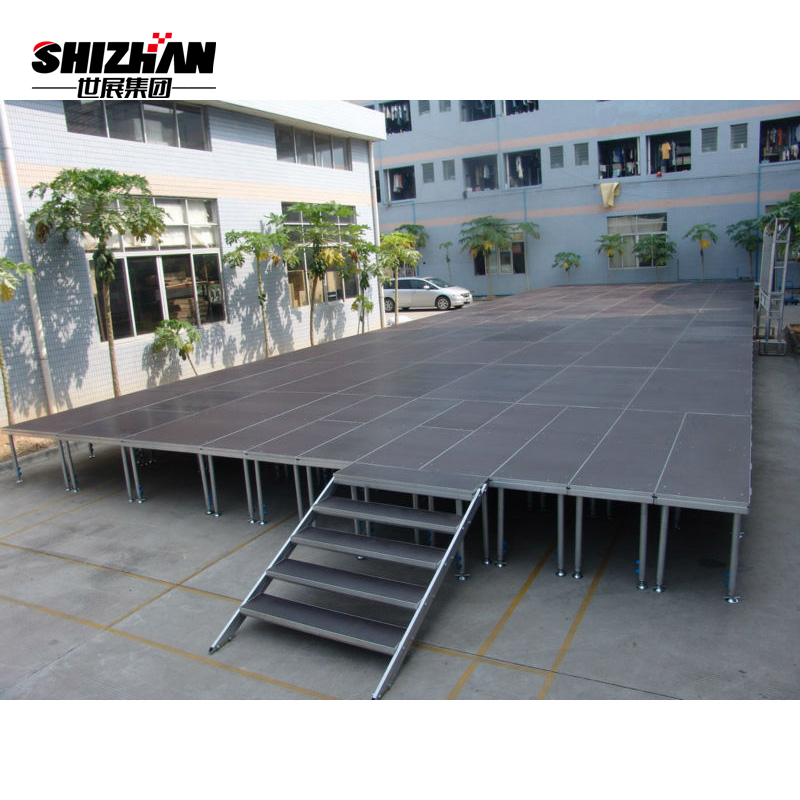 Easy Assemble Platform Portable Aluminum Folding Alloy Acrylic Wedding Stage