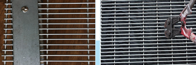 Electro Galvanized Pvc Coating 358 Mesh Fencing For Airport / Substation