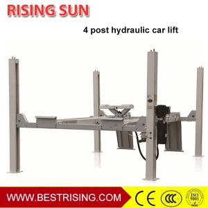  Wheel alignment used double cylinder 4 pole car lift for workshop Manufactures