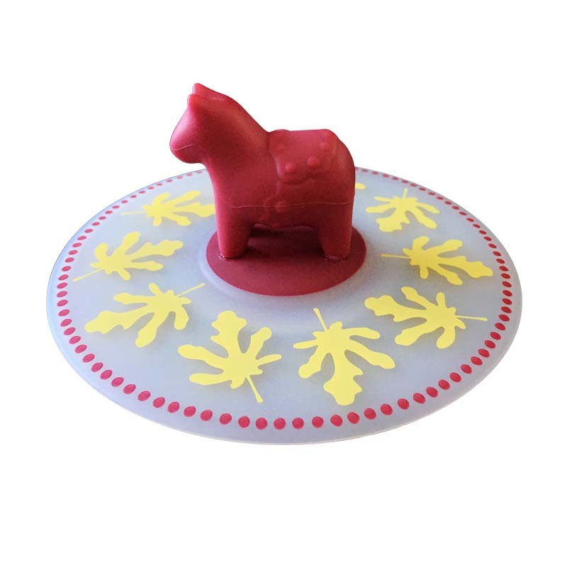 Creative Cartoon Silicone Cup Lid Leak Proof And Dustproof Ceramic Tea Cup Water Cup Lid Sealed And Fresh Keeping Lid
