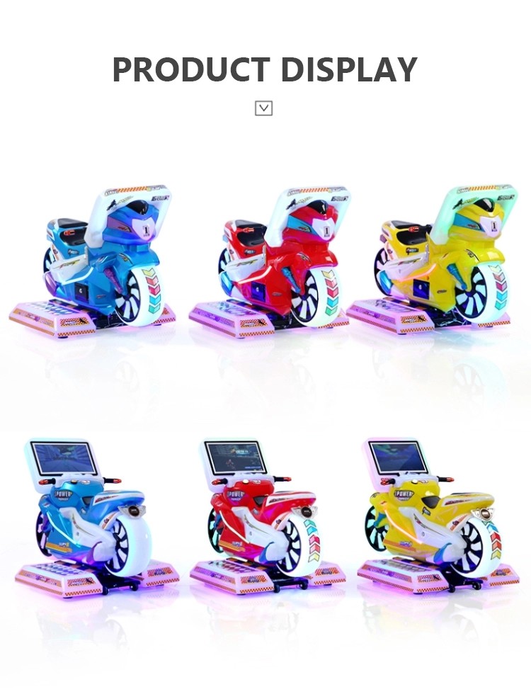 Coin Operated Kids Game Machine Kiddie Rides Racing Car Motorcycles 12 Months Warranty