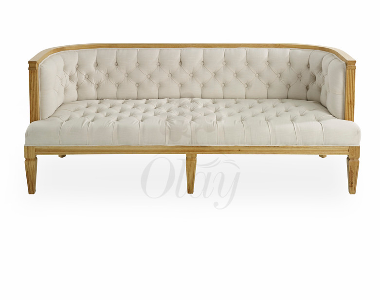 HOT SELL solid Wood Frame Upholstered Wedding desig and partyEvent Sofas