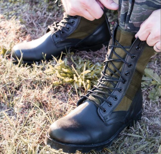 EU36 - 47 High Cut Kevla Nonslip Tactical Boots Puncture Resistant Lightweight Jungle Boots