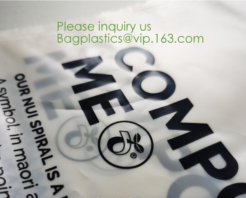 Wholesale Custom Environmentally Friendly 100% Compostable Biodegradable Self Sealing Corn Starch Plastic Packaging Bag
