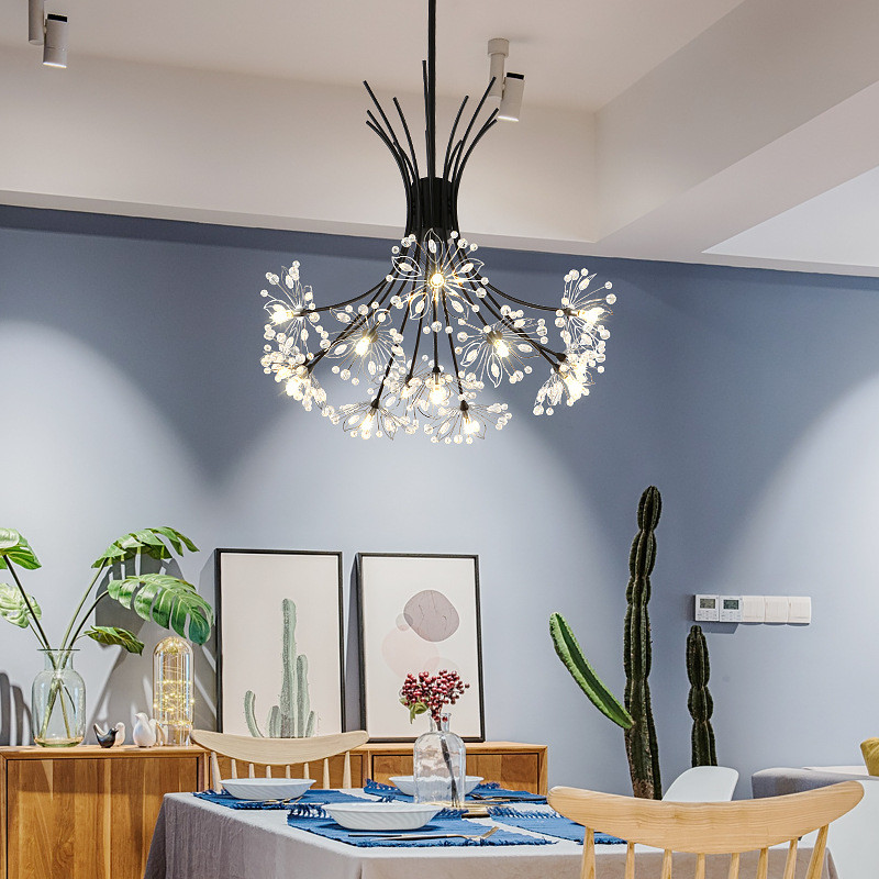 Modern Crystal Pendant Light Living Room Decoration