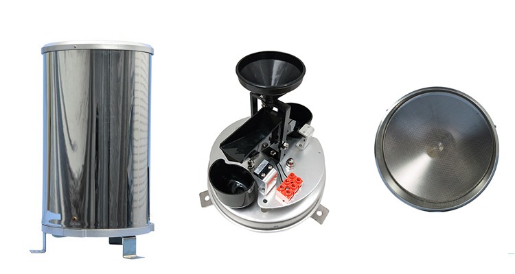 WS-601SS5 0.5mm Stainless Steel Tipping Bucket Rain Gauge for Outdoor Weather Station