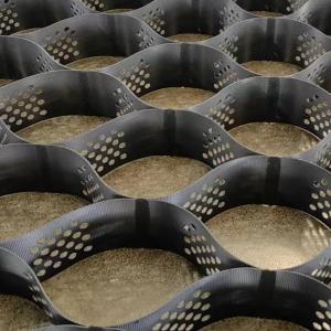 China Plastic Gravel Stabilizer Geocell For Road Construction Honeycomb Stabilizer on sale