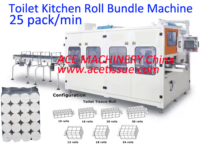 Toilet Roll Bundle Packing Machine