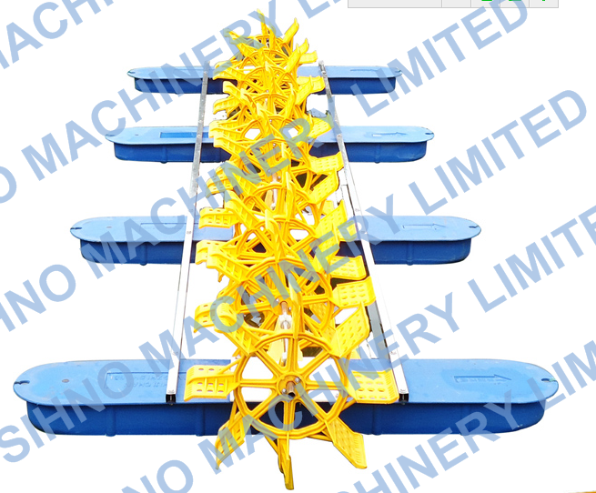 13 Impeller Dissolved Oxygen Transfer Machine,Long Arm Diesel Engine Paddle Wheel Aerator