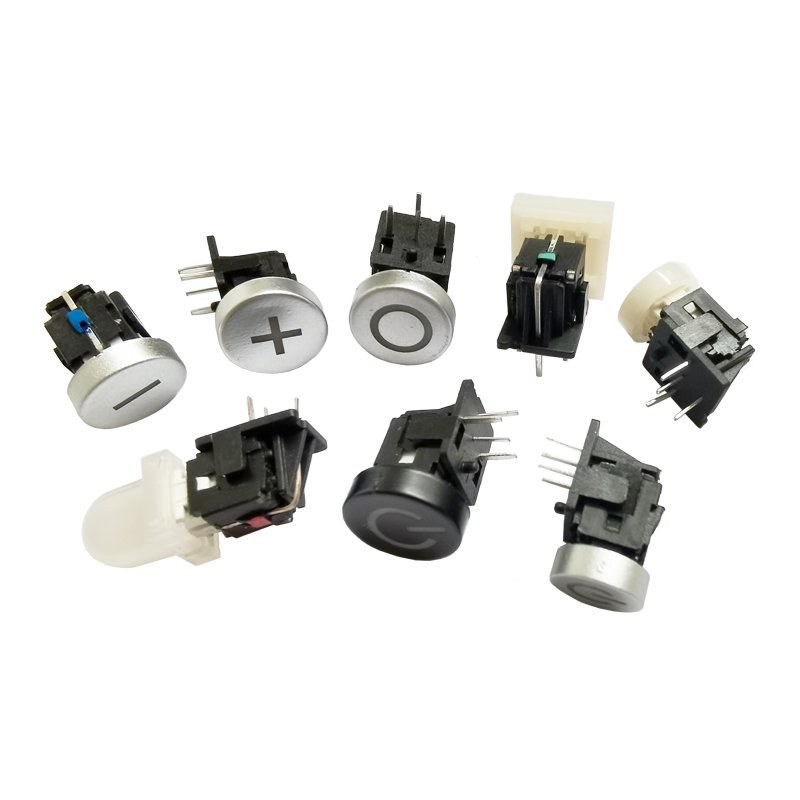 Illumination Tactile Switch,Horizontal Operation Right Angle LED Light Push Button Switch,Illuminated Tact Switch