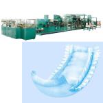  0.6mpa 1.8m/Min Semi Automatic Diaper Packing Machine 600mm Length Manufactures