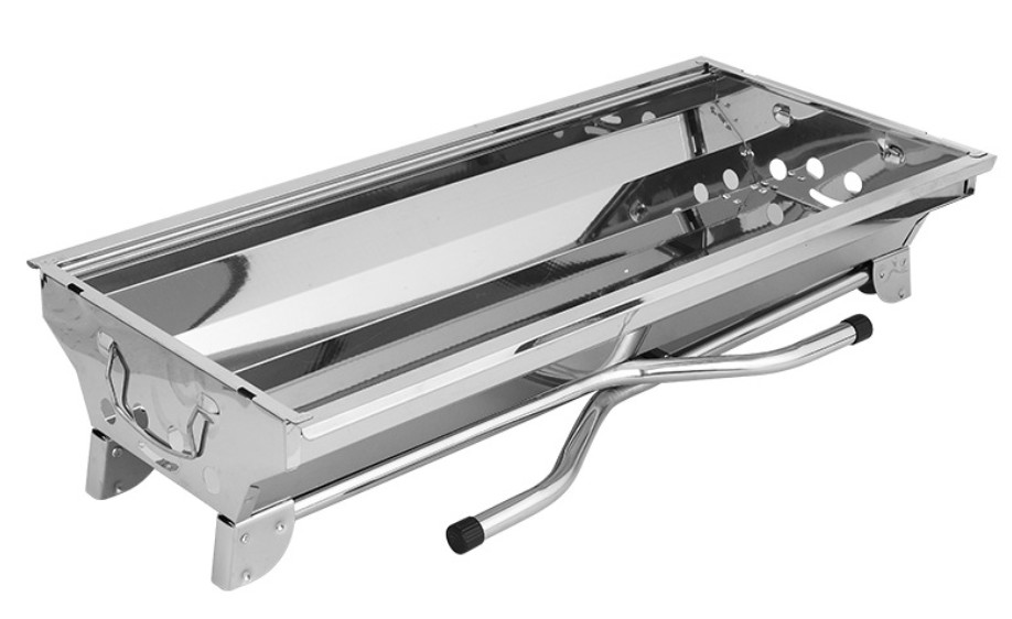 73*33.5*70cm Barbecue Outdoor Stainless Steel Barbecue Grill BBQ Carbon Grill Portable Folding Grill