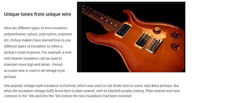 0.056mm Plain 43AWG Guitar Pickup Wire For Old Style Guitar