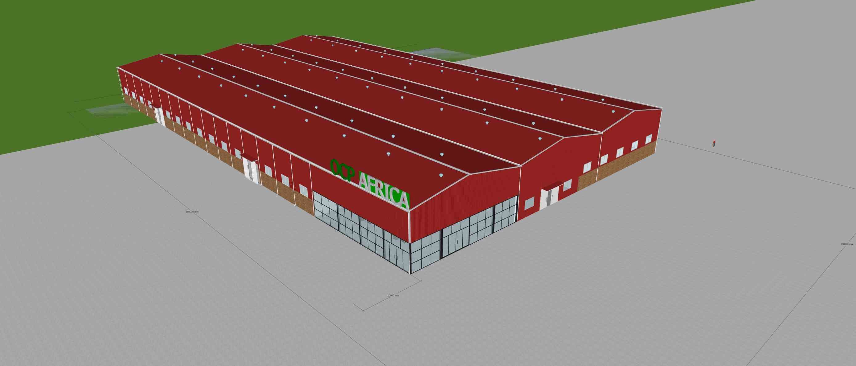 Customized Industrial Building Multi Storey Steel Structure Warehouse