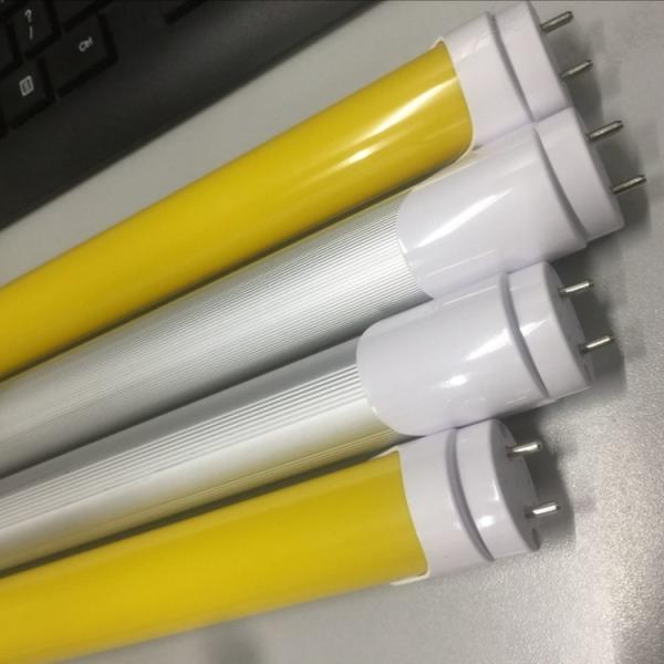 500-580nm T8 LED Tube Light With Aluminum 85-265V AC Filter out UV Light 120-180
