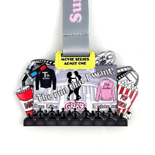 UV Printing Fun Running Medals Excellent Characteristics Of Waterproof And Wear