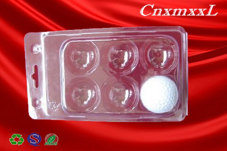 12 pcs clear blister golf ball tray packaging with low price