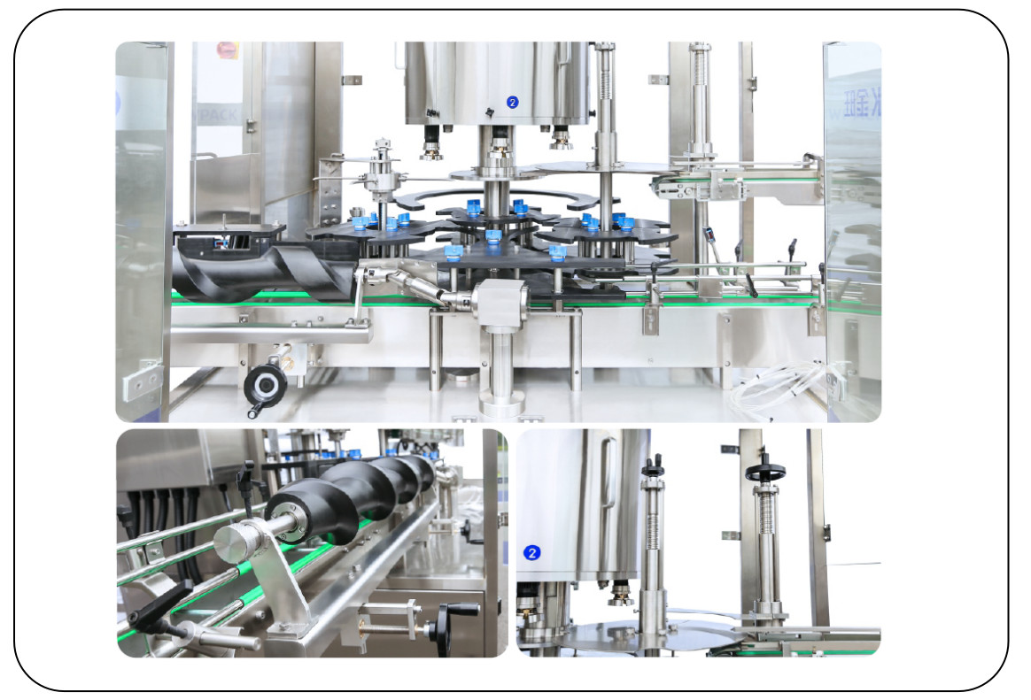 Fertilizer 1-5L Drum Eight Head Automatic Rotary Capping Machine