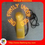 11cm Red, Yellow, Orange, Blue, Green promotional customized logo Flashing Mini