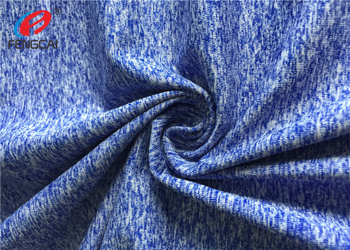 95 % Polyester And 5 % Spandex / Lycra Clothing Fabric One Side Brushed