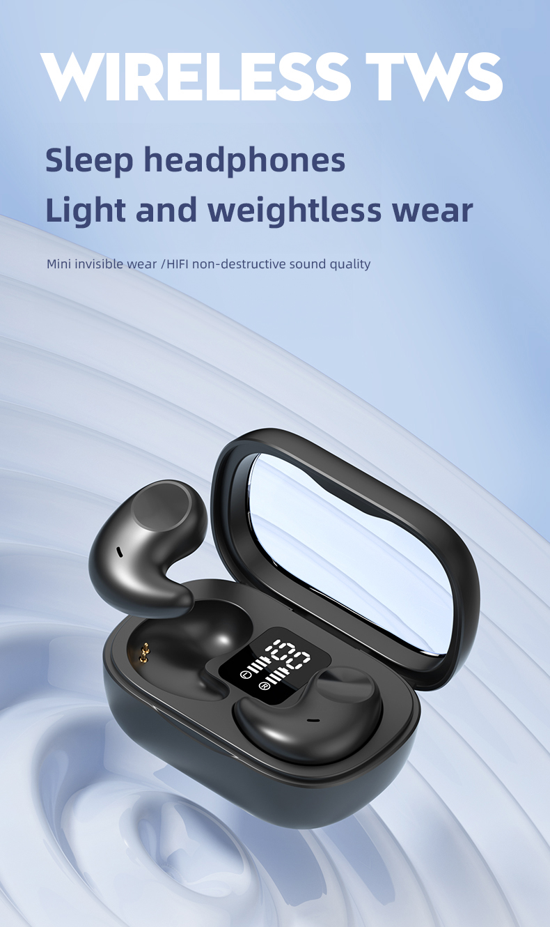 Comfortable and Painless Innovative Sleep Earphones True Wireless TWS Earphones for PC