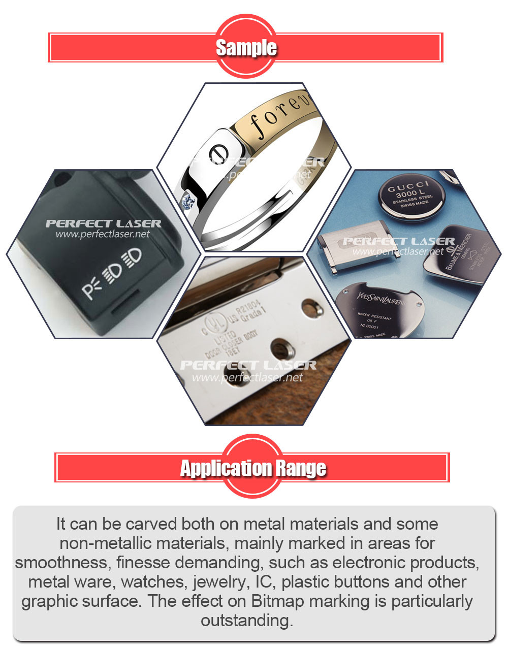 Portable Mini Fiber Laser Etching Machine With Safe Fullcolsed Cabinet , CE / ISO