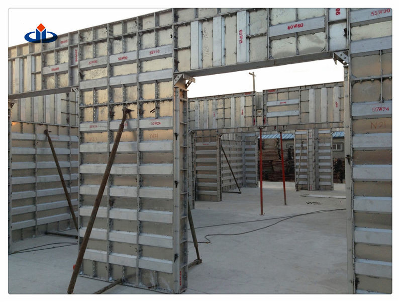 Building Formwork Steel Scaffolding Systems Alloy 6061 T6 Silver Aluminium Scaffolding Panel Slab