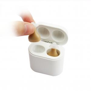 China NiMH Rechargeable Mini Invisible Hearing Aids BTE Micro Behind The Ear Hearing Aid on sale