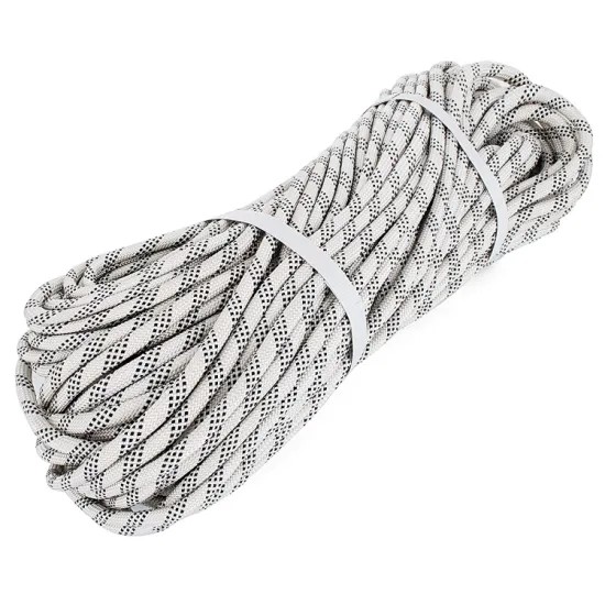 Customized 6mm Polyester Macrame Cord Solid Braid Polyester Rope 48 Strand