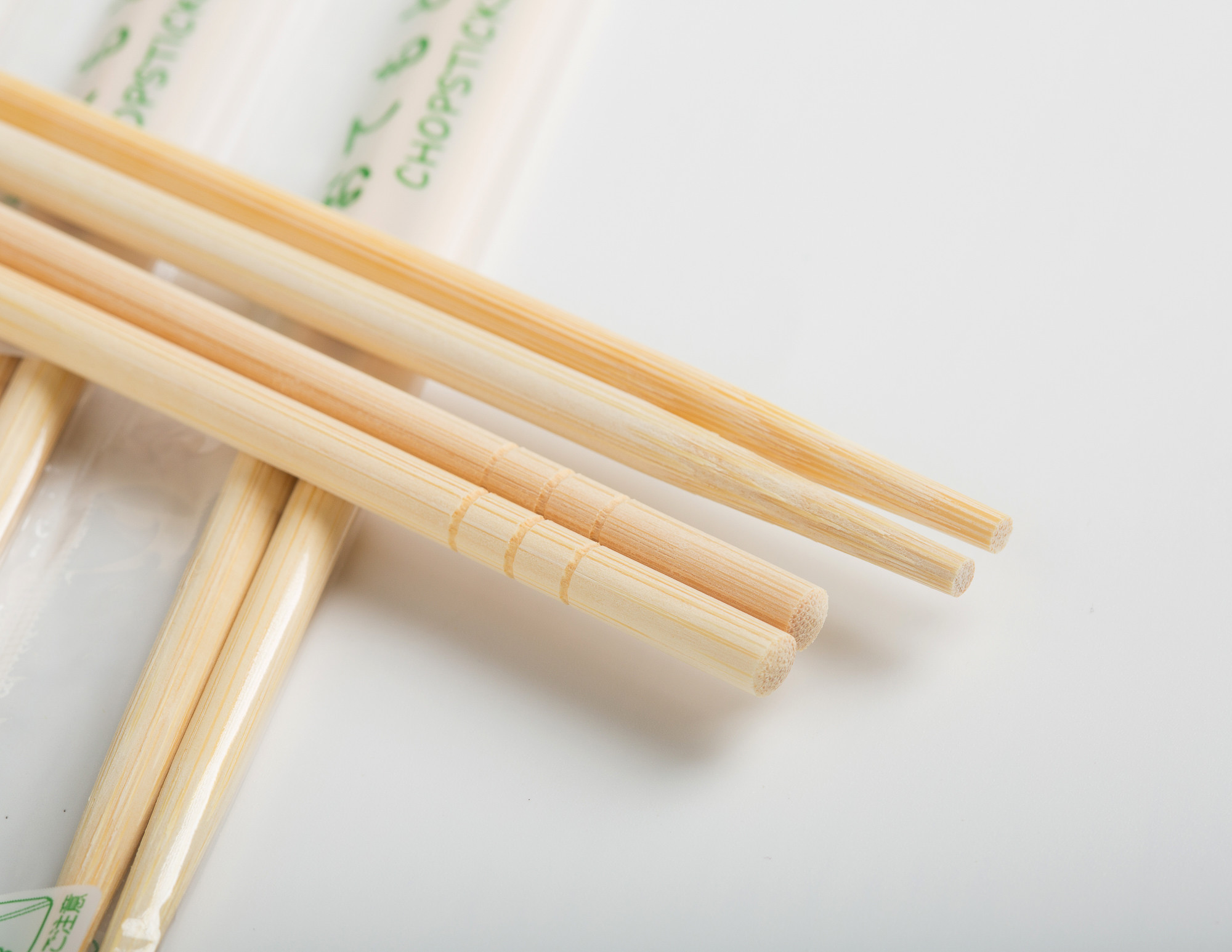 Custom Naked Round Bamboo Chopsticks Disposable for Takeaway Food