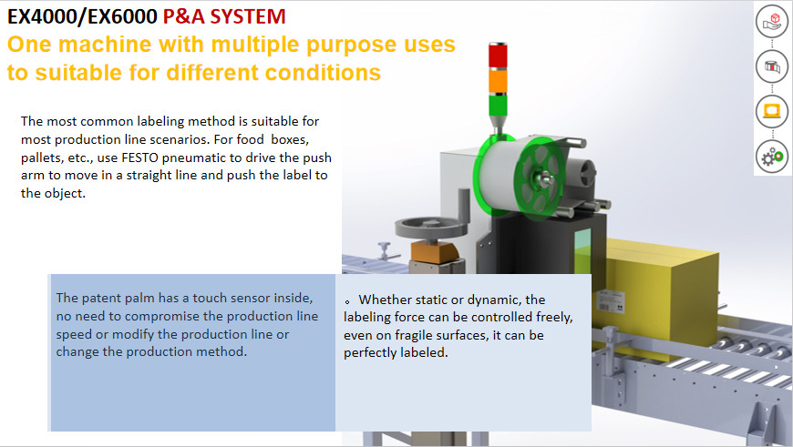 Automatic Piezo High Resolution Inkjet Printer Case Labeling System For Packaging Lines