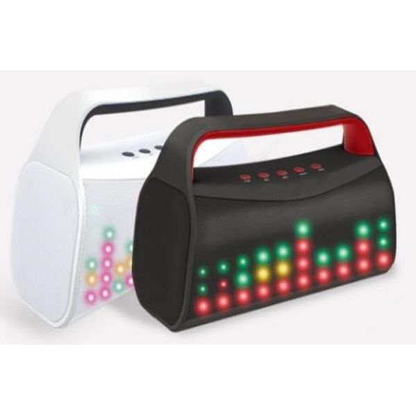 Quality Black Portable Wireless Bluetooth Speaker Fashionable Design With Handle for sale