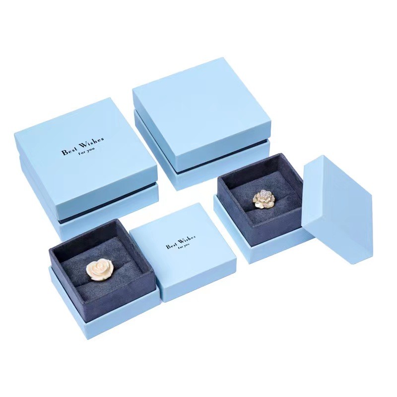 Rectangular Elegant Presentation Package for Cardboard Jewelry Necklaces Bracelets Rings Display Packaging Boxes