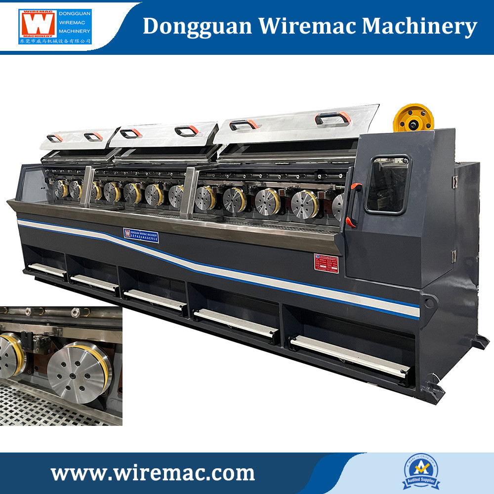 Ceramic Pulley Type Twin Wire Drawing Machine With Low Power Consumption