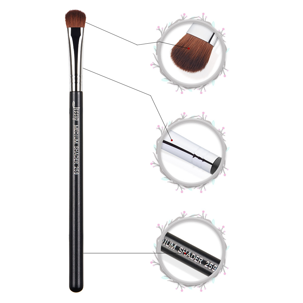 Soft Eyeshadow Medium Shader Brush Densely Packed Dome Shaped