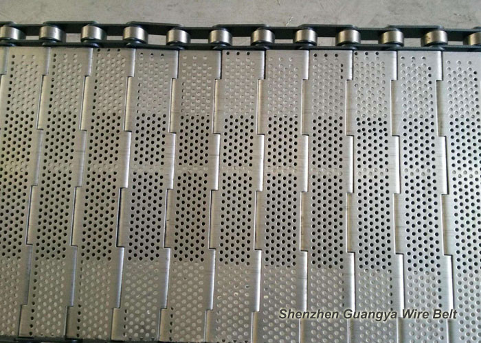 Argon Welding SS316 Knuckled Plate Chain Conveyor