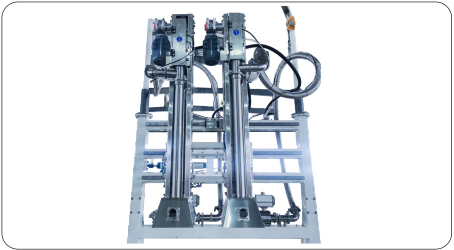 Agrochemical Formulation 1000L Ton Drum Filling Machine Double Head Switching