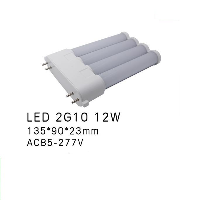 TYPE A+B 2G10 led PL light 10W CRI80 120LM/W 2835smd AC85-277V Three-year warranty
