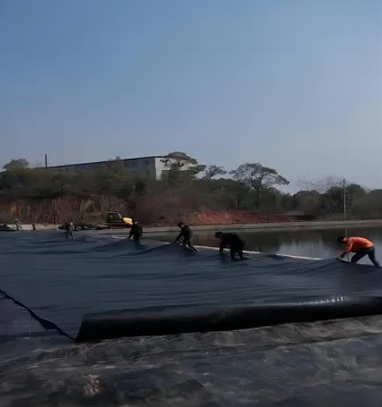 Outdoor Double Smooth Geomembrane for Fish Pond Liner and Landfill Sites Directly Sold