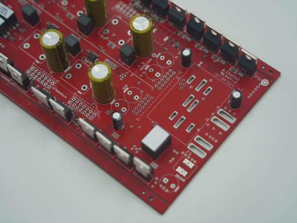 Printed Circuit Assembly 6 layer with 2OZ Copper red soldermask for audio