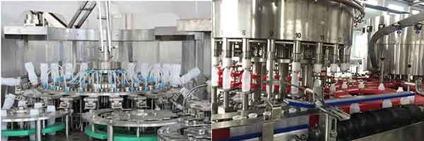 PE Film Shrink Wrapping Juice Filling Machine Within ± 2mm Control Accuracy