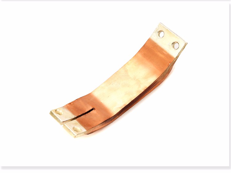 Electrical soler tinned compact copper foil connector