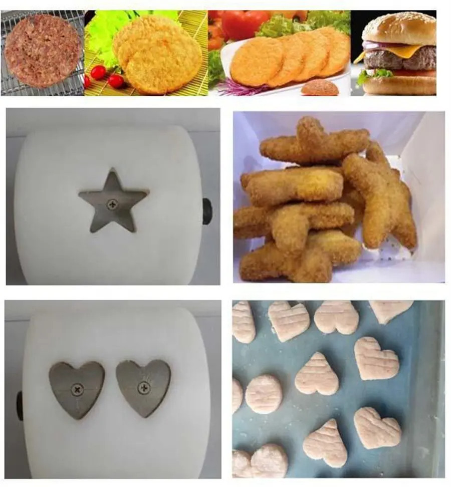 Commercial 550w Jamaican Patty Machine Hamburger Mould