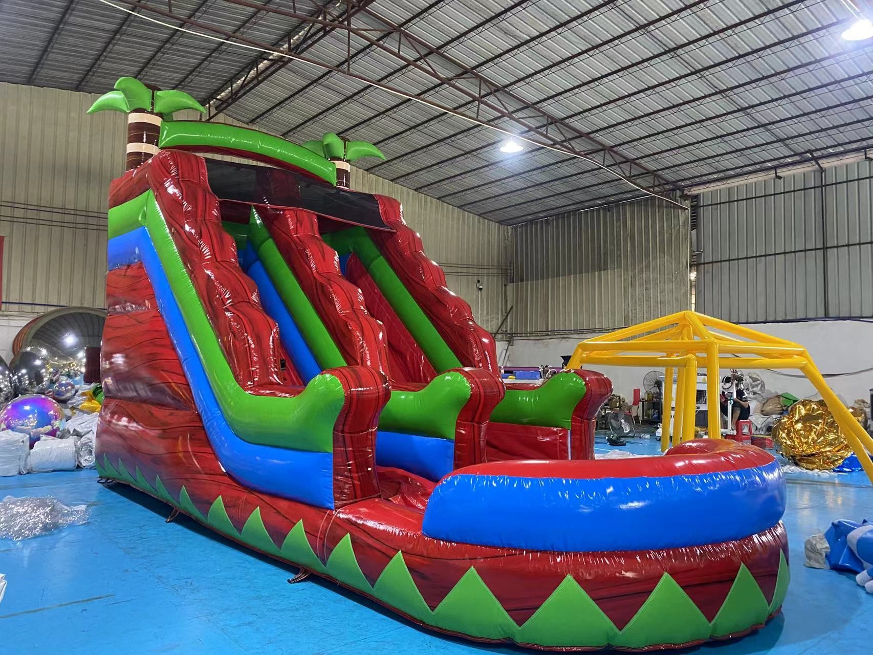 Waterslide With Pool Inflatable Water Slide For Kids Bounce House Jumper Bouncy Castle Commercial Adult Large Bouncer