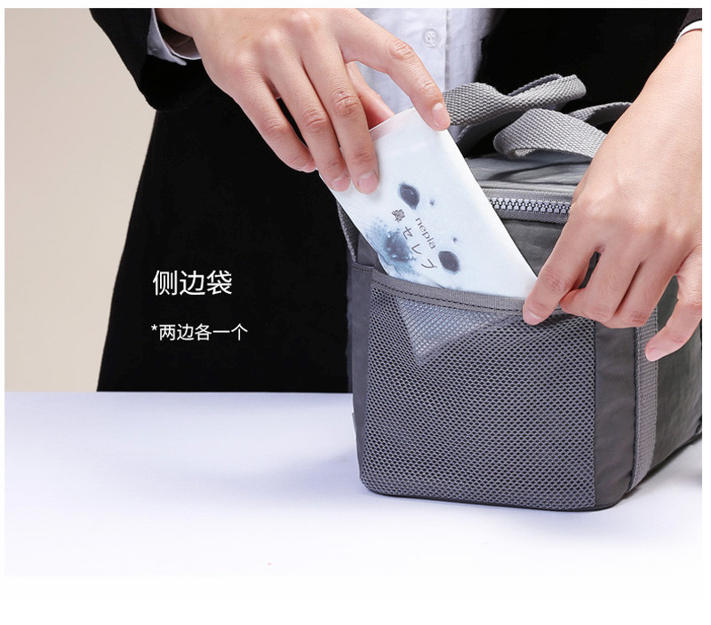 Eco Friendly Waterproof Nylon Insulated Lunch Tote Bag