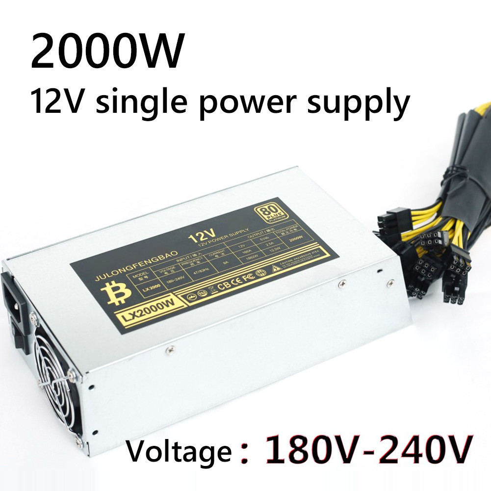 12V L3+ Z15 Psu For Antminer S9 Server Power Supply 2000w