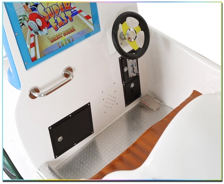 Fiberglass 120W Kids Coin Machine , 1 - 2 Players Amusement Arcade Machines