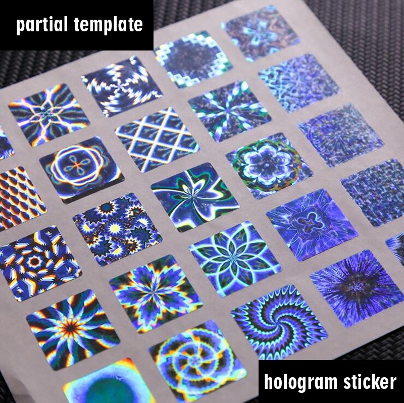 3D Anti Fake Hologram Vial Label Strong Adhesive For Seal Boxes
