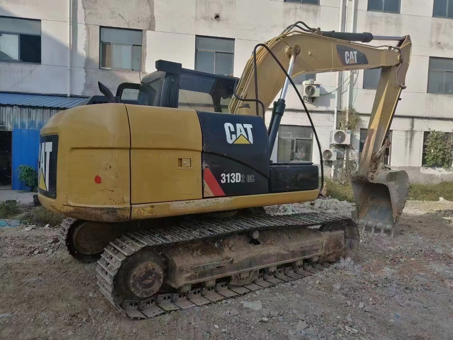 13430kg Operating Weight Cat313d Crawler Excavator with Original Hydraulic Cylinder
