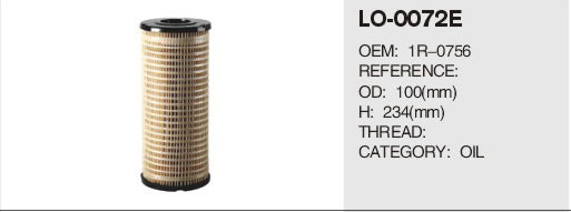 High Quality Diesel Engine Fuel Filter 1R-0756 For CATERPILLAR Truck Generator 1R0756 1R0718 1R-0718